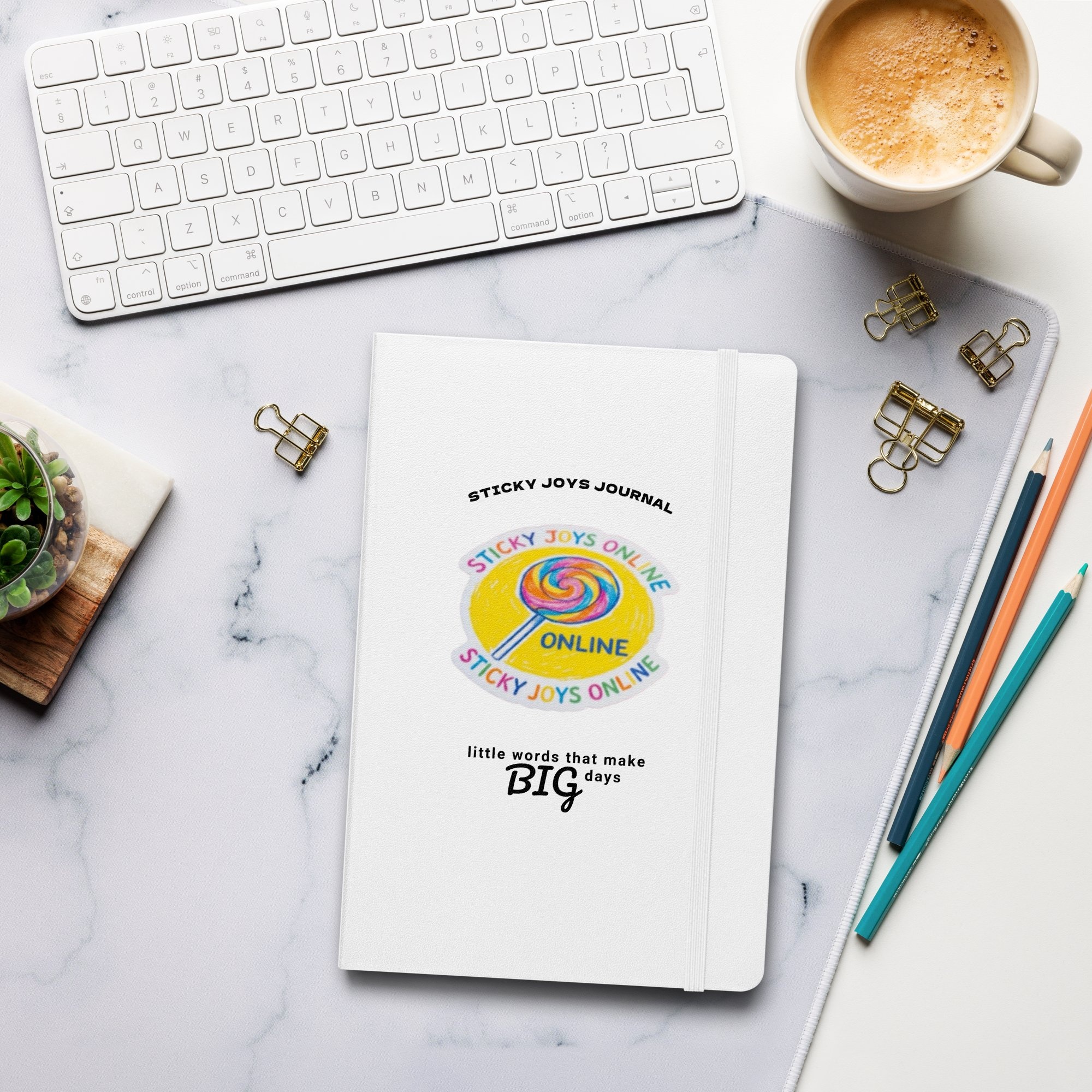 Sticky Joys Hardcover Journal